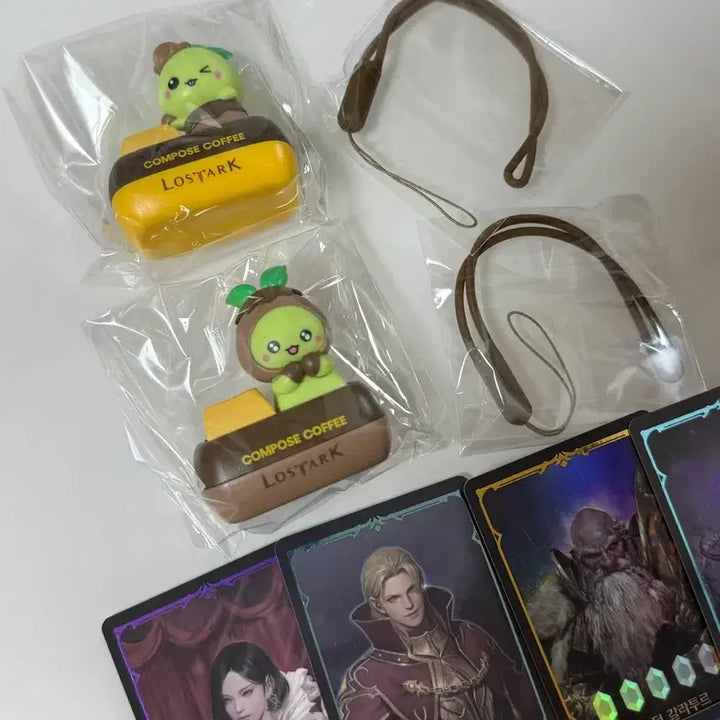 [BUNJANG] Lost Ark Mococo Collaboration Keycap Keychain and Card Bundle Set / 일괄) 컴포즈 로스트아크 모코코 콜라보 키캡 키링 로스트아크 카드