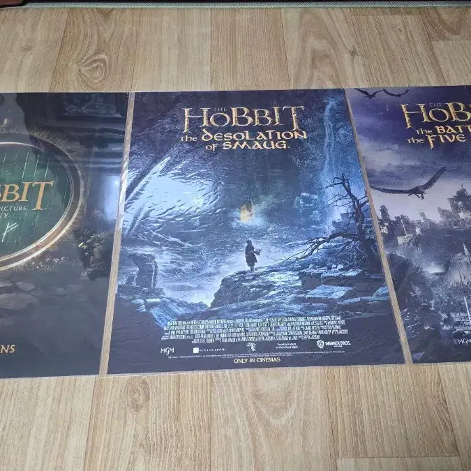 [BUNJANG] The Hobbit A3 Poster 3-Set Bundle / 호빗 A3 포스터 3종 일괄 팝니다(호빗 트릴로지,호빗 스마우그의 폐허,호빗 다섯군대 전투)