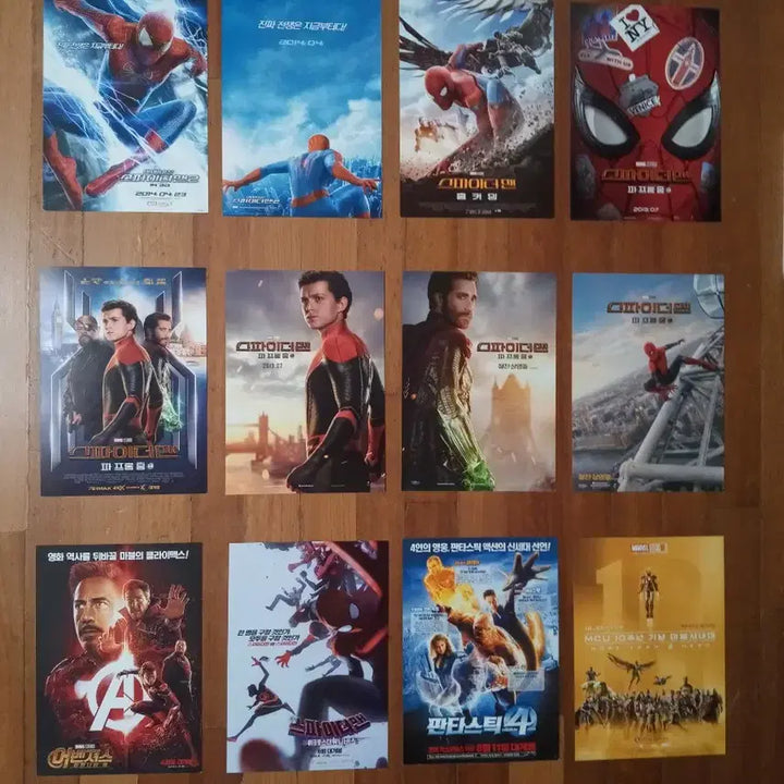 [BUNJANG] Marvel DC Spider-Man Movie Flyers Bundle / 영화팜플렛 포스터 전단지 마블 DC 스파이더맨 3000 상품사진중 3장골라서 9천원