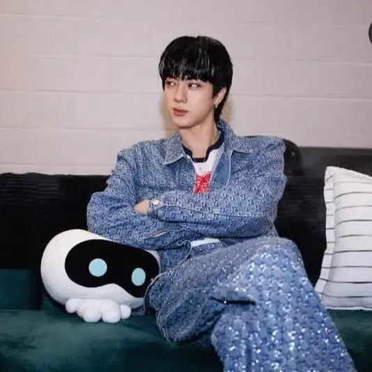 [BUNJANG] BTS Jin Wootteo Doll Cushion / BTS진 우떠 쿠션 wootteo doll cushion