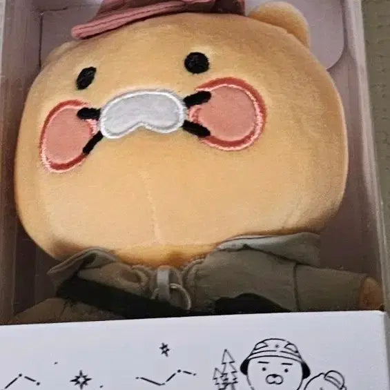 [BUNJANG] Kakao Friends Snow Peak Chunsik Keyring Doll / 카카오프렌즈 스노우피크 춘식이 키링 인형