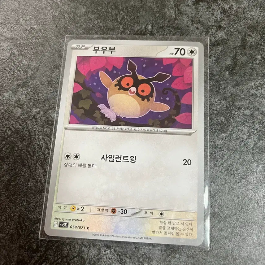 [BUNJANG] Pokemon Card Booboo / 포켓몬카드 부우부 [2장보유] c