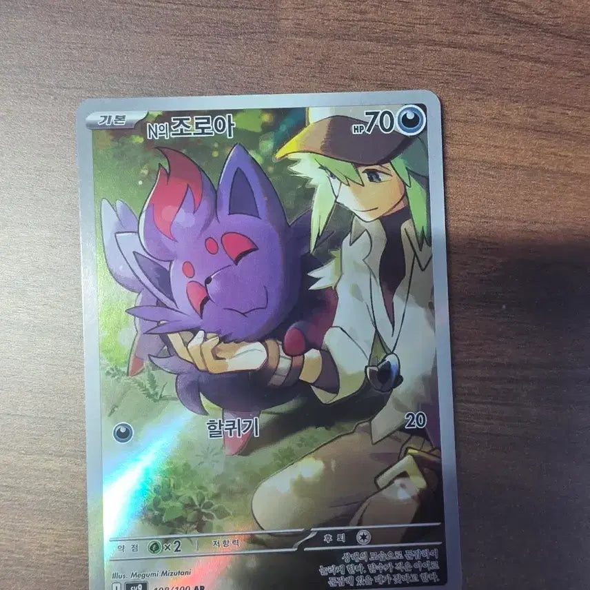 [BUNJANG] Pokemon Card Zoroark AR (N) / 포켓몬카드 N의 조로아 AR