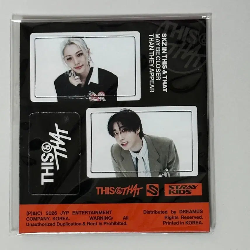 [BUNJANG] This &amp; That Magnet Felix Han Jisung / 디스앤댓 앨범 마그넷 필릭스 용복 한 한지성