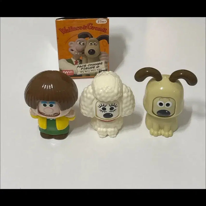 [BUNJANG] Wallace &amp; Gromit Bundle Set - Face Change Figures / 일괄 / 윌레스와 그로밋