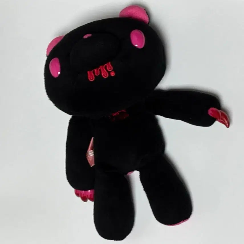[BUNJANG] Gloomy Bear Plush Toy - Black &amp; Pink / 글루미베어 인형 블랙 핑크 컬러