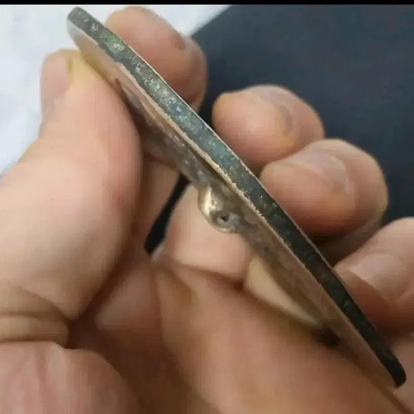 [BUNJANG] Antique Brass Bronze Mirror / 오래된 소장품 황동 동경 청동거울