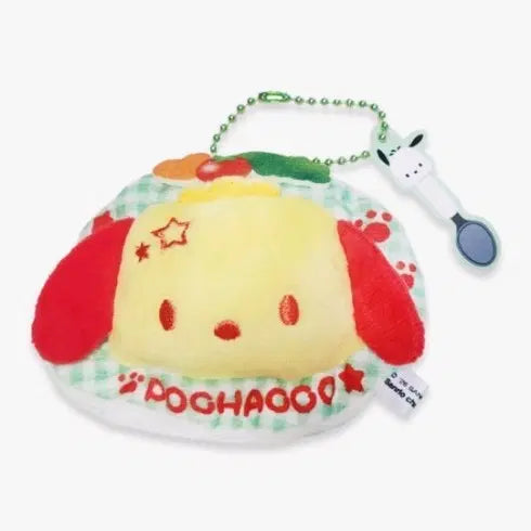 [BUNJANG] Sanrio Omurice Gacha Pouchko Plush Keychain / (미개봉) 산리오 오므라이스 가챠 키링 포차코 봉제인형