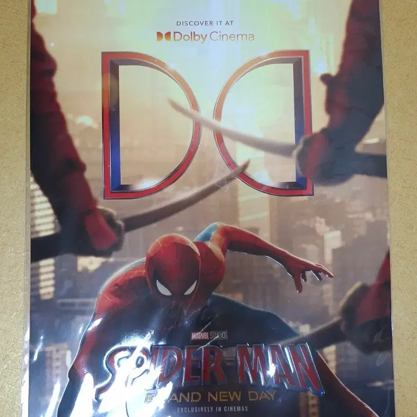 [BUNJANG] Spider-Man Brand New Day Megabox Dolby A3 Poster / 판매) 스파이더맨 브랜드 뉴 데이 브뉴데 메가박스 메박 돌비 A3 포스터