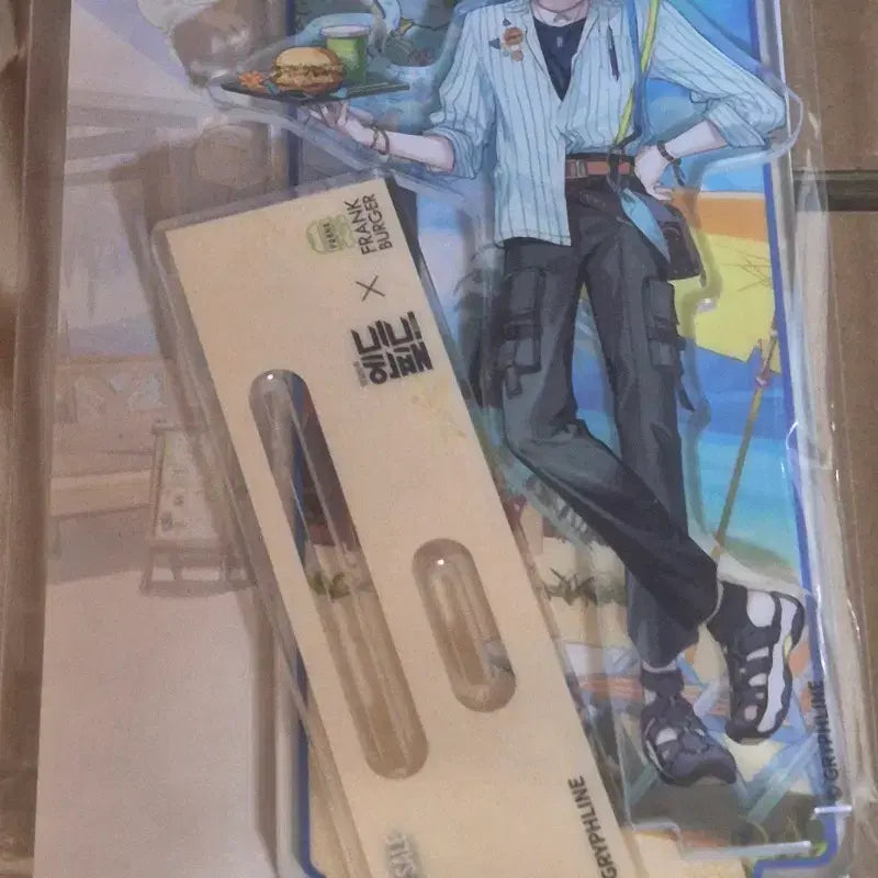 [BUNJANG] Arknights Endfield Frank Burger Camus Acrylic Stand / 명일방주 엔드필드 프랭크버거 카뮤 아크릴 스탠드 판매
