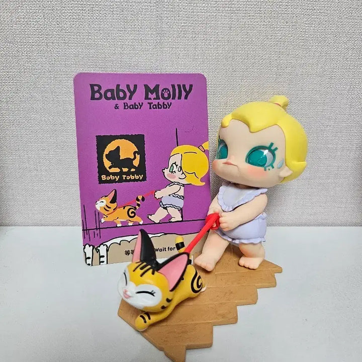 [BUNJANG] Pop Mart Baby Molly &amp; Tabby Figure / 팝마트 베이비몰리 피규어 판매합니다