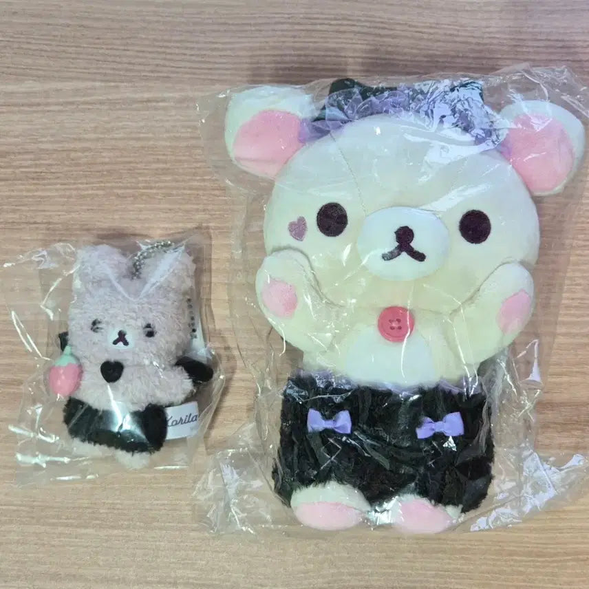 [BUNJANG] San-X Akkoro Rilakkuma &amp; Usagi Doll Set / 산엑스 소악마 코리락쿠마,우사기 세트 판매합니다.