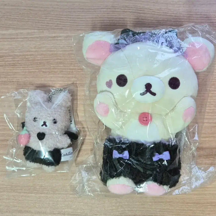 [BUNJANG] San-X Akkoro Rilakkuma &amp; Usagi Doll Set / 산엑스 소악마 코리락쿠마,우사기 세트 판매합니다.