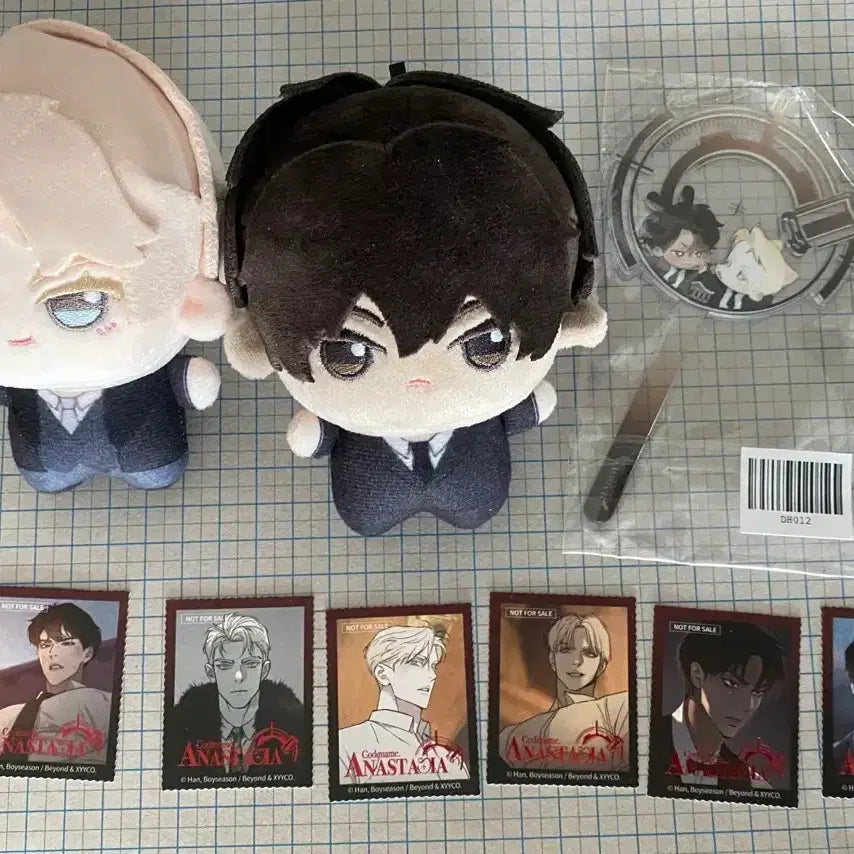 [BUNJANG] Code Name Anastasia "Anastasia" Plush Doll and Merchandise Bundle Set / 코드네임아나스타샤 코드아나 솜인형 외 굿즈 일괄