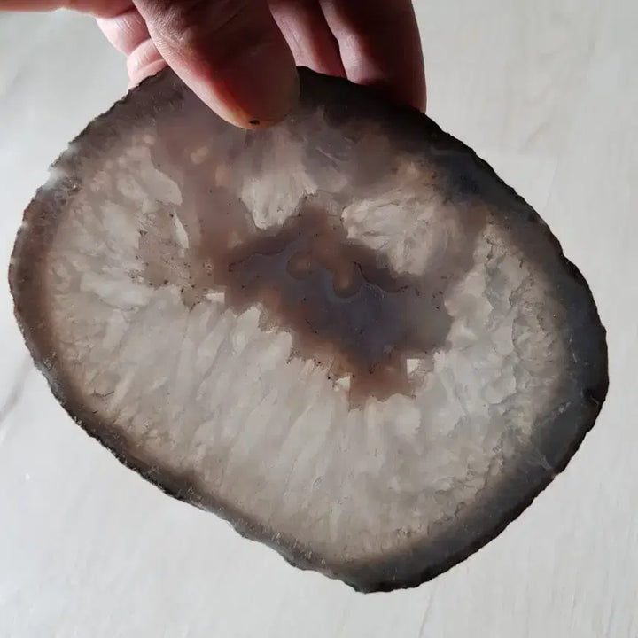 [BUNJANG] Natural Agate Slices (Set of 2) / 천연마노석