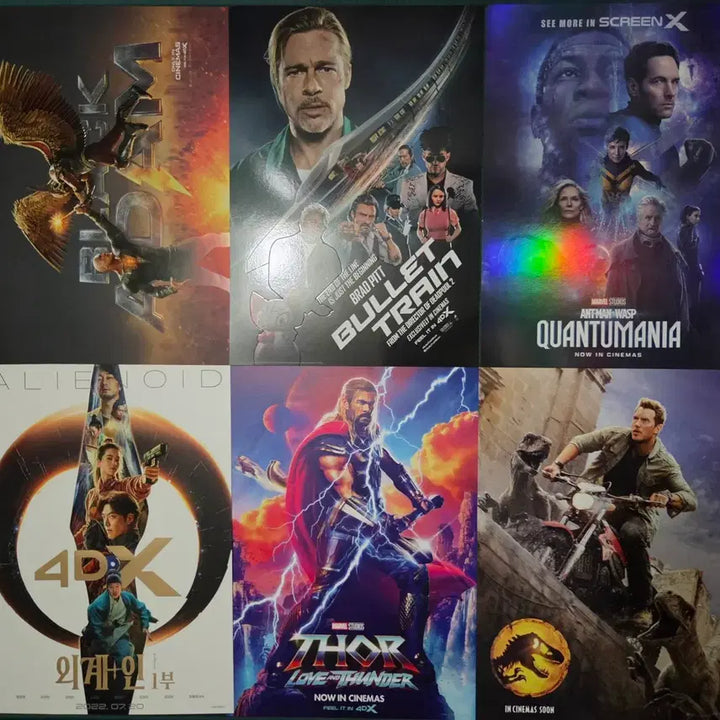 [BUNJANG] Movie Poster Set (24 pcs) / 영화 포스터 24장 세트 닥터 스트레인지 모비우스 스즈메 샤잠팝니다