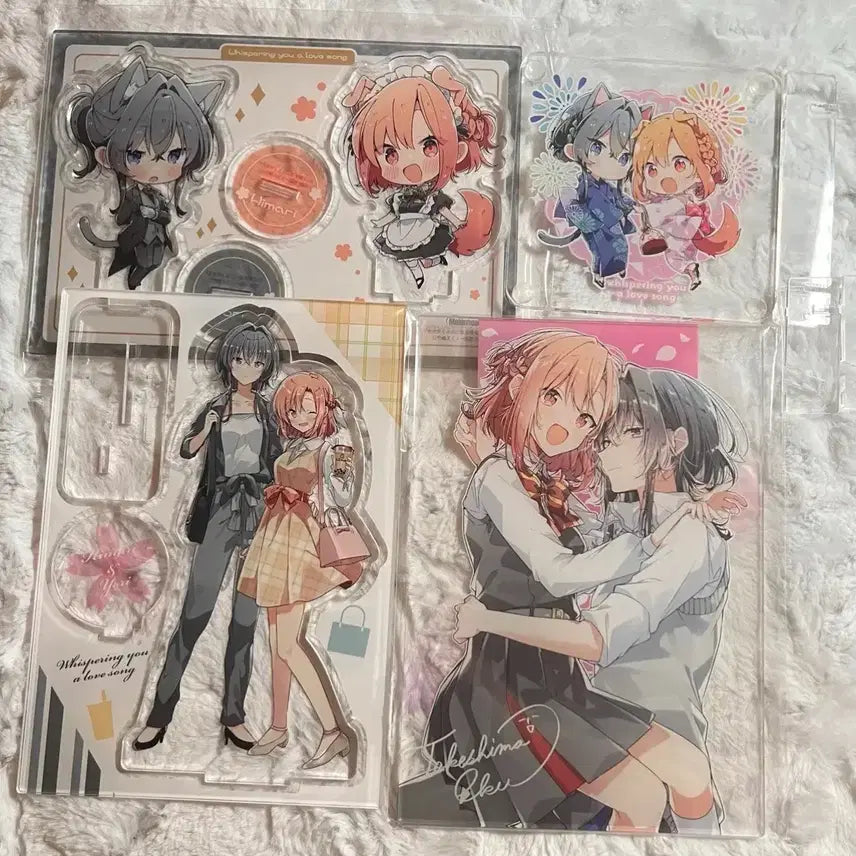 [BUNJANG] Sasakoi Acrylic Stand Plate Special Goods / 속삭이듯 사랑을 노래하다 속사노 아크릴 스탠드 플레이트 굿즈 특전 백합