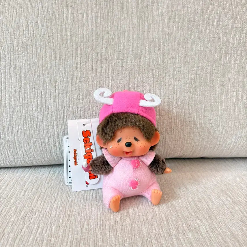 [BUNJANG] Monchhichi Ubol Nabi Keyring / 몬치치 울보나비 키링