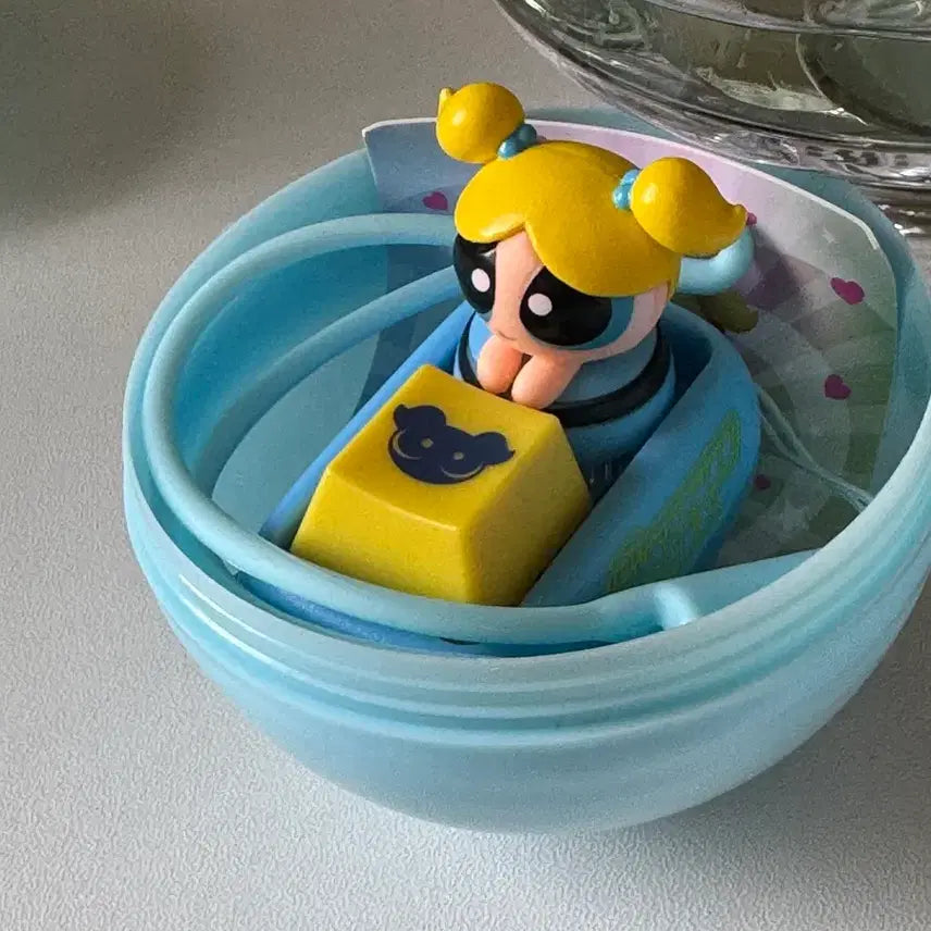 [BUNJANG] Powerpuff Girls Gachapon Bubble Keycaps / 파워퍼프걸 키캡 가챠 버블