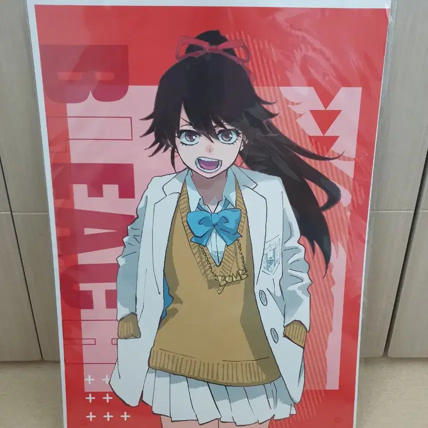 [BUNJANG] BLEACH WORLD B Prize A3 Poster - Bambietta (Sealed) / BLEACH WORLD B상 A3포스터 미개봉 밤비에타