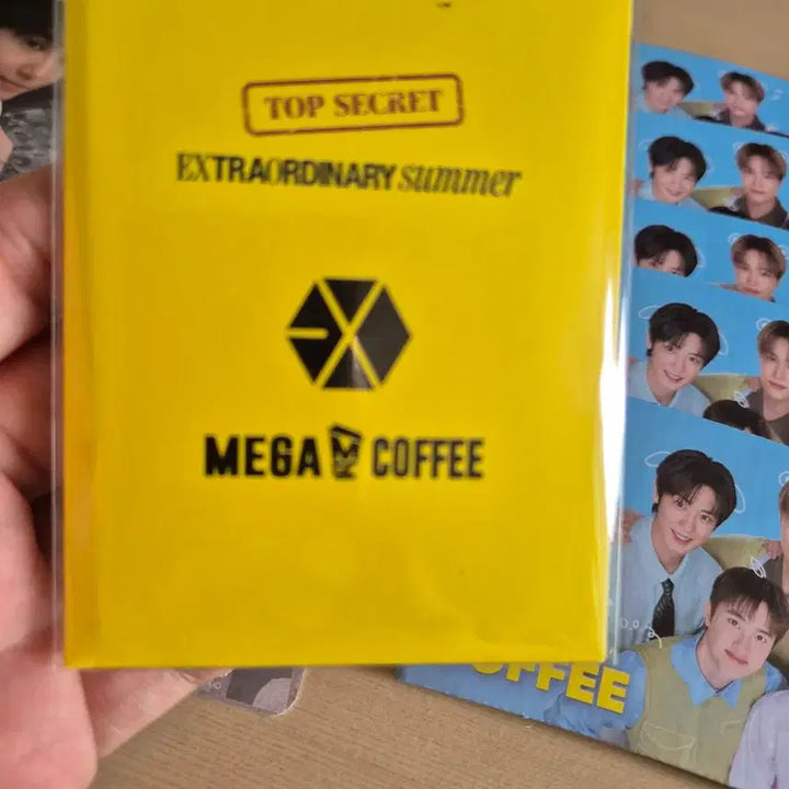 [BUNJANG] EXO Mega Coffee Collaboration Photocard Set / 메가 엑소 포카