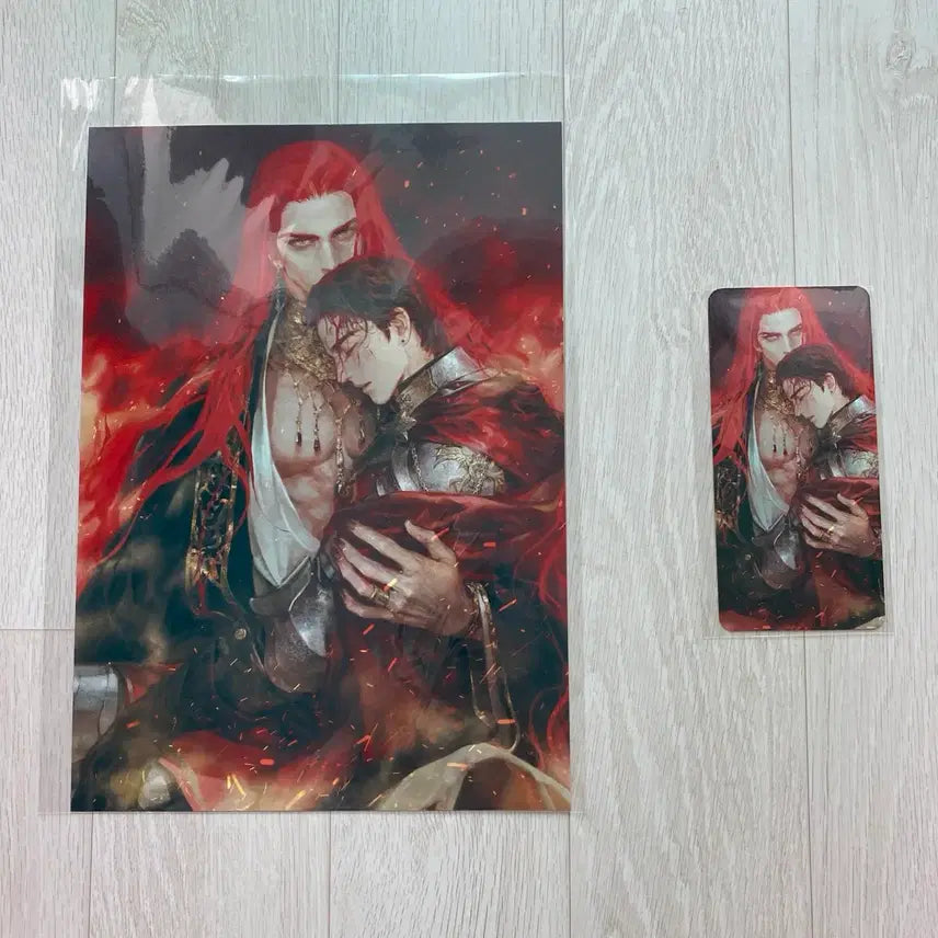 [BUNJANG] SELVA Dragon Knight Poster (A4) and Card Set / 일괄) SELVA 용과 기사 포스터 (A4), 카드택