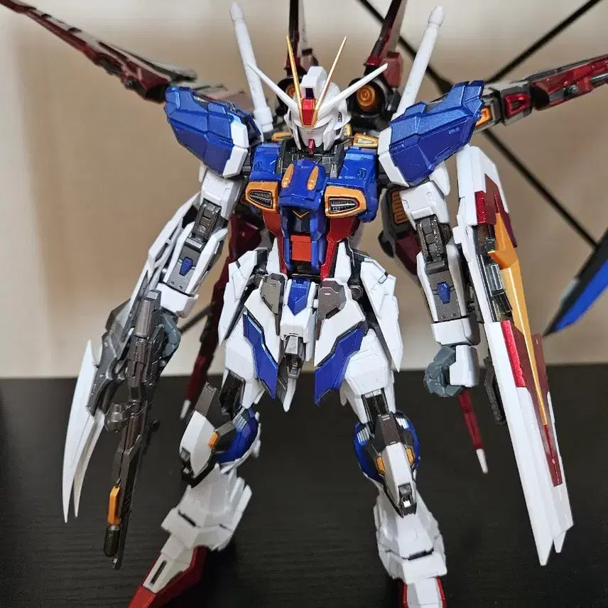 [BUNJANG] Eagle Model Impulse Gundam Metallic Coating Ver. Plamodel (Pre-assembled) / 이글모형 임펄스 건담 메탈릭코팅버전 프라모델 가조립