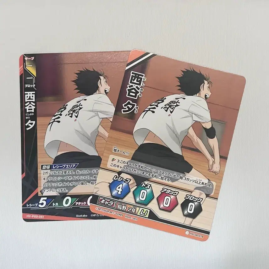 [BUNJANG] Haikyuu Nishinoya Bakka Card / 하이큐 니시노야 바보카