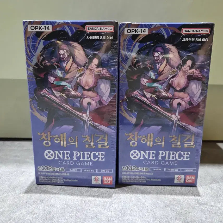 [BUNJANG] One Piece Card Game OP-14 14th Expansion Set Box (Shrink Wrapped) / 원피스 카드 OP-14 14탄 박스 슈링크o 창해의 칠걸