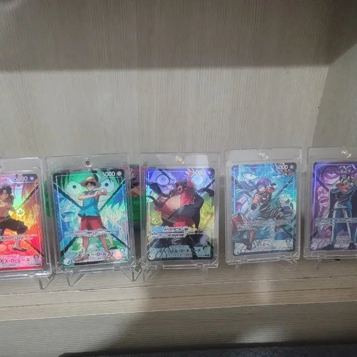 [BUNJANG] One Piece Card Set 16 - Leader Parallel 5 Cards / 원피스카드16탄 리더페레 5종입니다  급처 가격 오늘만가능