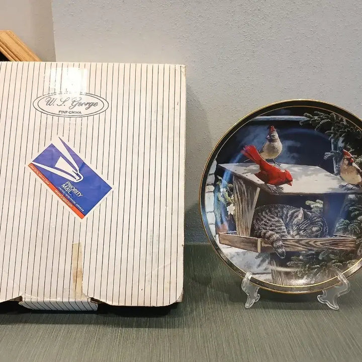 [BUNJANG] Wild Wings Gold Plate with Easel / 와일드윙즈 금장플레이트(이젤포함)