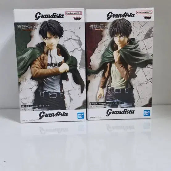[BUNJANG] Attack on Titan Eren &amp; Levi Grandista Bundle Set Figures / 일괄 ) 진격의거인 에렌 리바이 그란디스타 피규어
