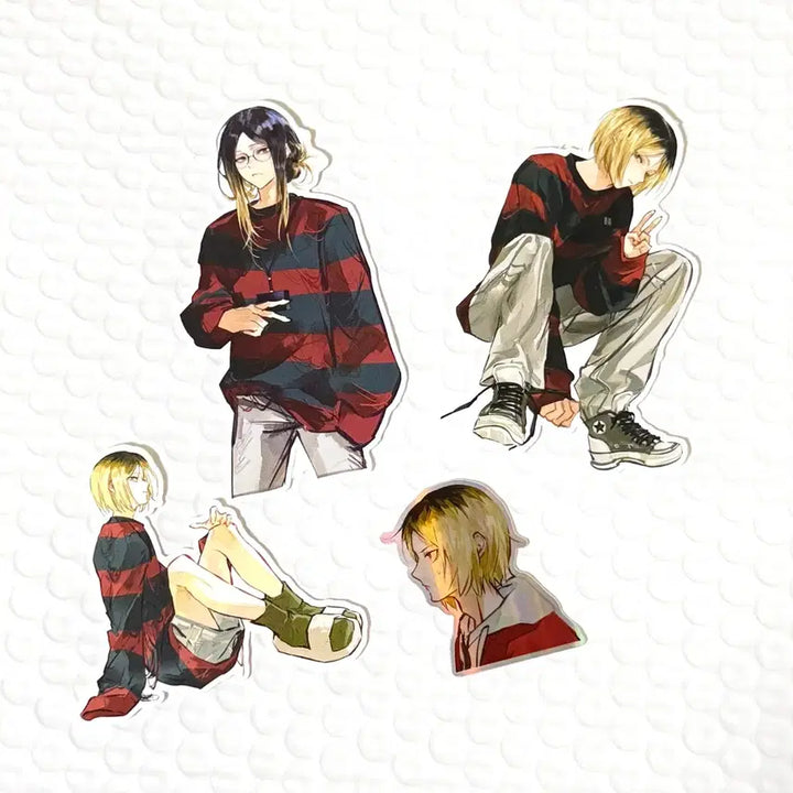 [BUNJANG] Nekoma Kenma Cut Stickers Bundle Set / 일괄 하이큐 비공굿 네코마 켄마 조각스티커
