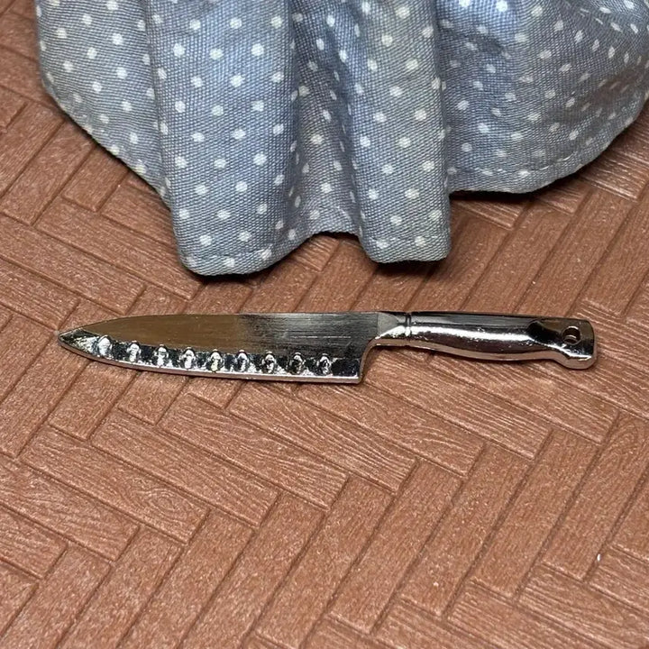[BUNJANG] Miniature Kitchen Knife Metal Prop / 미니어처 주방칼 쇠 칼
