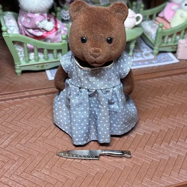 [BUNJANG] Miniature Kitchen Knife Metal Prop / 미니어처 주방칼 쇠 칼
