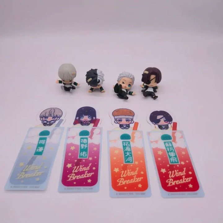 [BUNJANG] Wind Breaker "Kkwadang" Series Gacha &amp; Bookmark Bundle Set / 일괄) 윈드브레이커 윈브레 꽈당 시리즈 가챠 + 책갈피