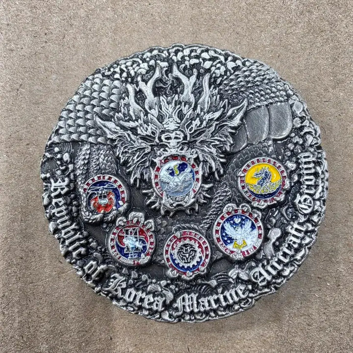 [BUNJANG] Marine Corps Aviation Command Commemorative Coin / 해병대항공단 기념코인 군대코인 부대코인