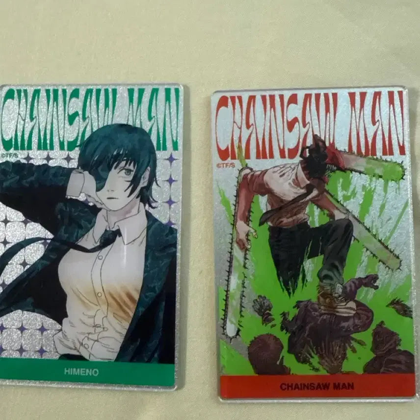 [BUNJANG] Chainsaw Man Metallic Acrylic Card Collection / 체인소맨 메탈릭 아크릴 카드 컬렉션