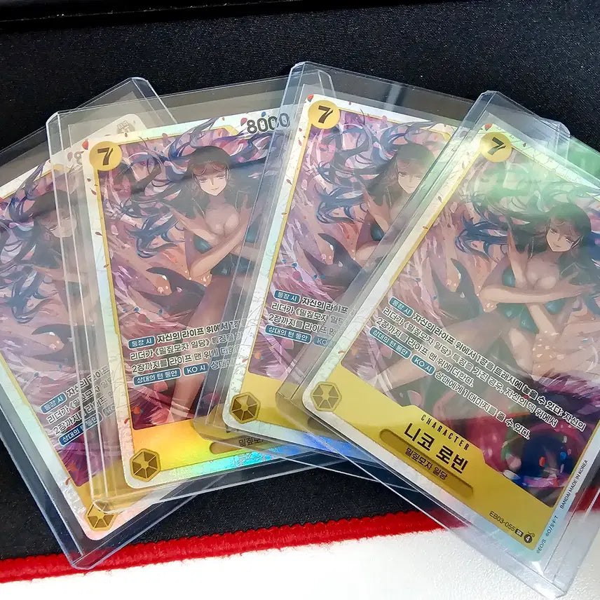 [BUNJANG] One Piece Card Game EB03-055 Nico Robin SR (4 Cards) Bundle Set / 원피스카드게임 7코 황 로빈 SR 4장 일괄 EB03-055