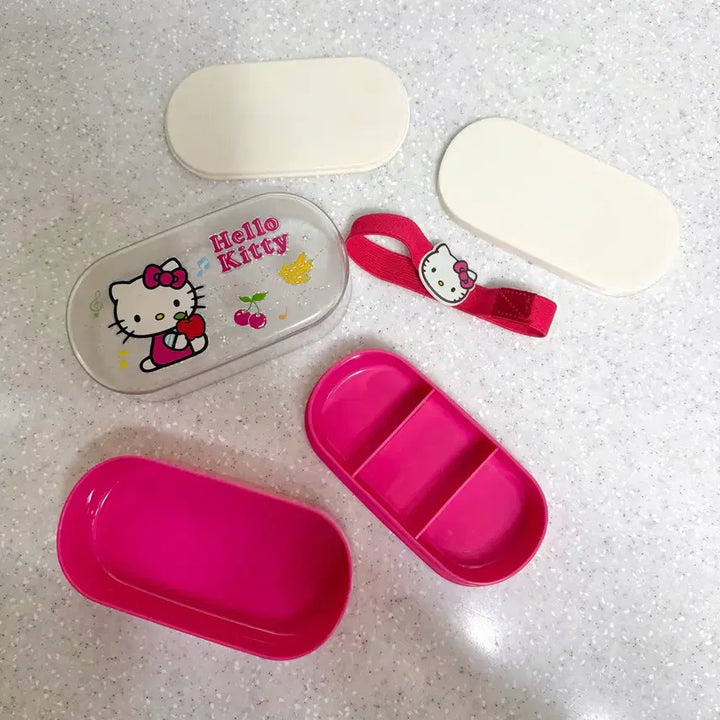 [BUNJANG] Hello Kitty Classic Lunch Box / 헬로키티 고전 도시락통