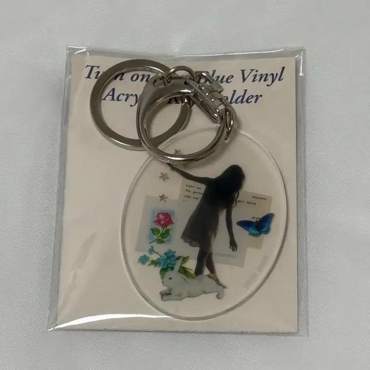 [BUNJANG] Yerin Baek Blue Vinyl Concert Keyring (Sealed) / 백예린 블루바이닐 콘서트 키링 미개봉