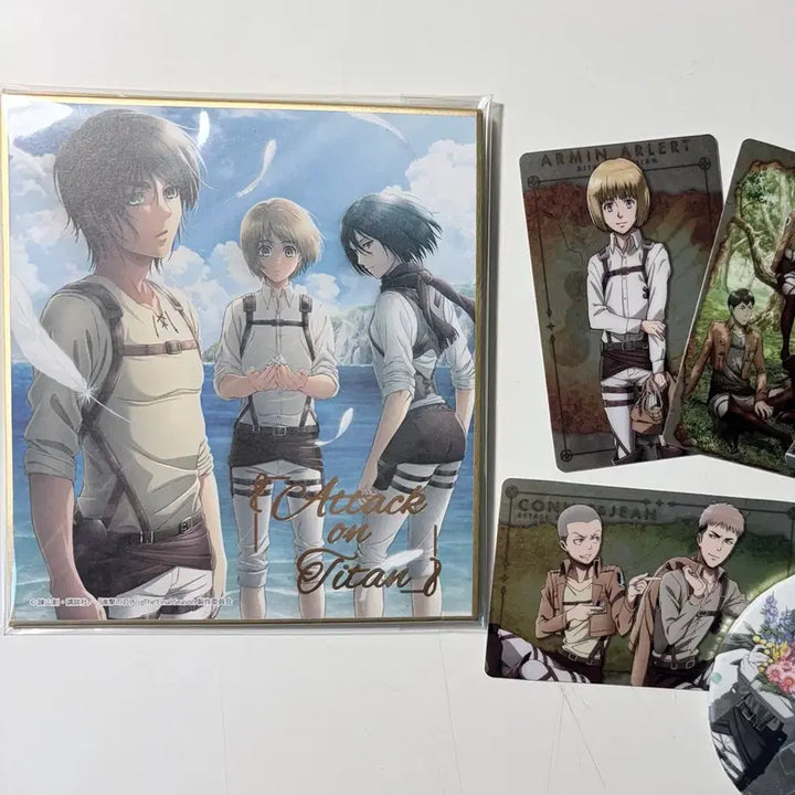 [BUNJANG] Attack on Titan Eren Mikasa Armin Fuwa Kororin Bundle Set / 진격의 거인 에렌 미카사 아르민 후와코로링s 일괄 +덤