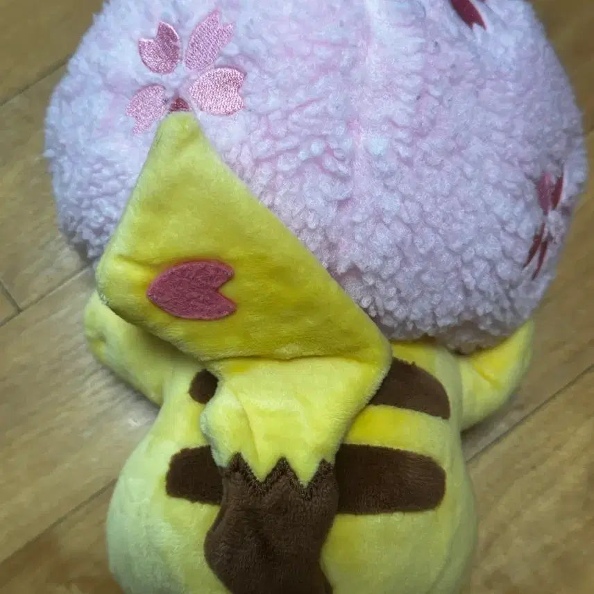 [BUNJANG] Pokemon Sakura Pikachu Plush Doll / 포켓몬 벚꽃 피카츄 벚꽃츄 아프로 피카츄 인형