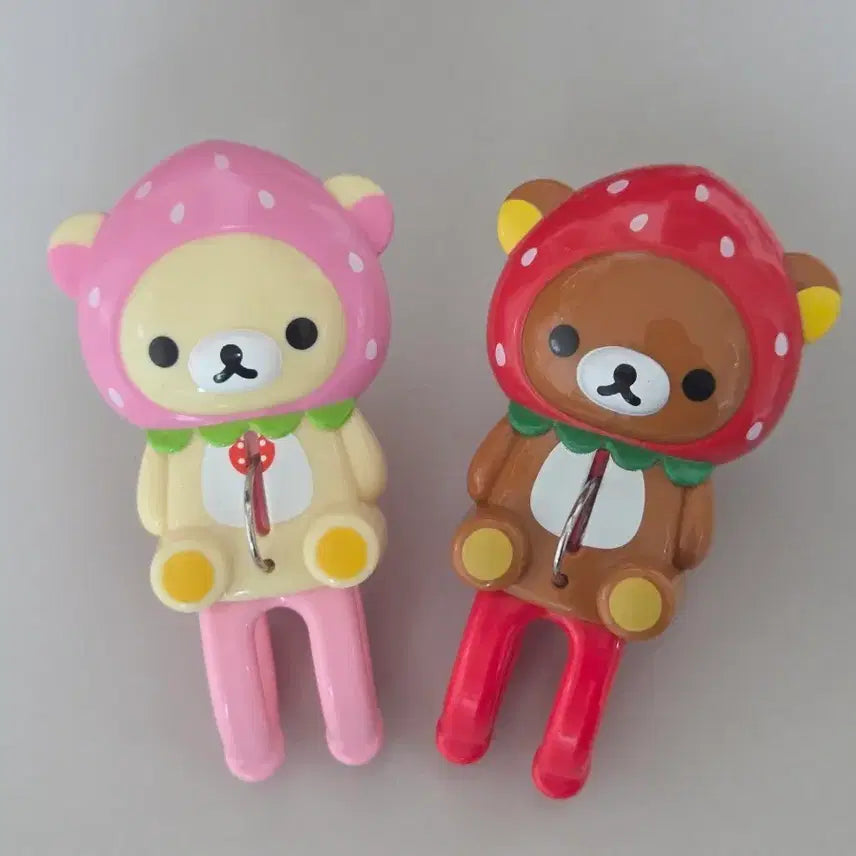 [BUNJANG] Rilakkuma Strawberry Clothespin / 고전 딸기 리락쿠마 빨래집게