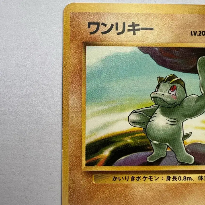 [BUNJANG] Pokemon Original Machop Card (Japanese Import) / 포켓몬스터 초기 알통몬 카드 (일판)