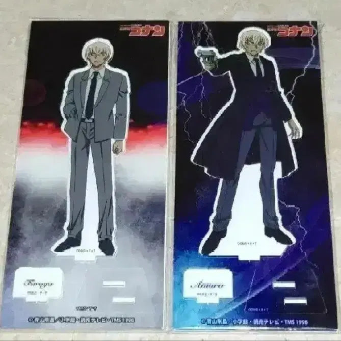 [BUNJANG] Detective Conan Amuro Tooru Bourbon Acrylic Stand Set (2 Pieces) / 미개봉+2개세트) 명탐정코난 아크릴스탠드 아무로 후루야 버번 버본 타천사