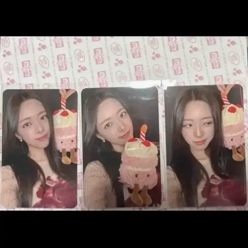 [BUNJANG] ITZY Yuna Makes Star Face-to-Face Photocard Set Cake Set / itzy 있지 유나 메이크스다 대면 포카세트 케이크set
