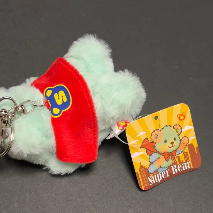 [BUNJANG] Super Bear Superman Bear Keyring / 슈퍼베어 슈퍼맨곰돌이 키링