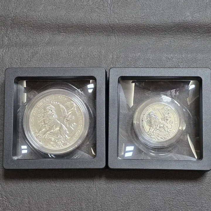 [BUNJANG] 2026 Royal Mint Britannia Lion and Eagle Silver Coins (2-Piece Set) / 2026 영국로얄민트 사자와 독수리 은화2개 브리타니아 실버바 아시아골드