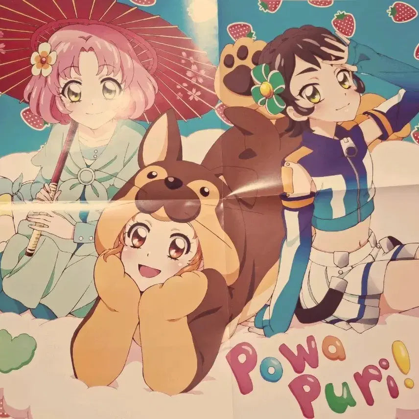 [BUNJANG] Aikatsu! Otome Sion Sakura Unit Magazine Paper Poster / 아이카츠 오토메 시온 사쿠라 유닛 잡지 지류 포스터